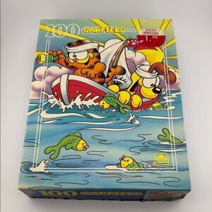 Vintage 1978 Garfield 100-Piece Puzzle